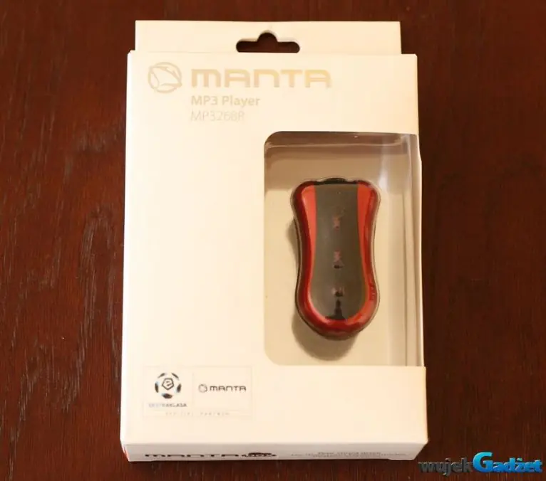 Test wodoodpornego odtwarzacza MP3 Manta MP3268R