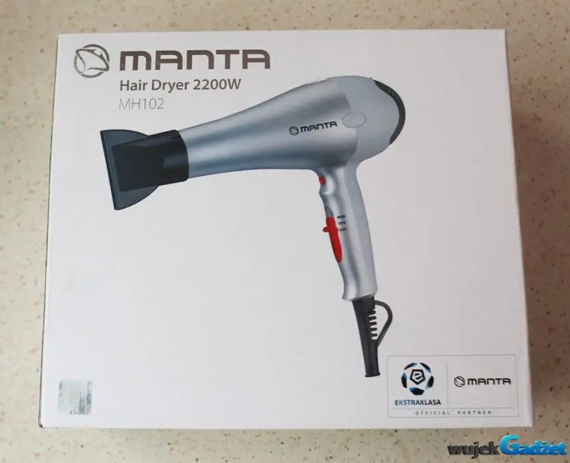 Test suszarki do włosów Manta MH102