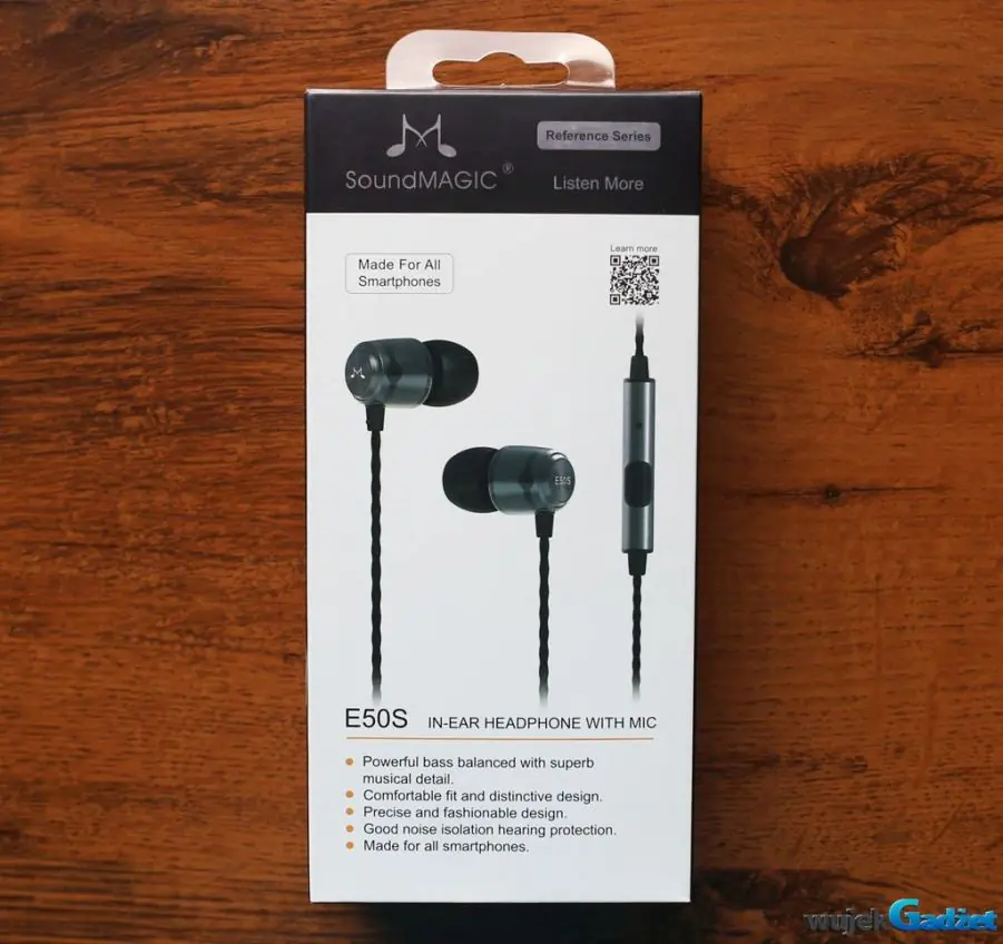 Test słuchawek dla smartfonów SoundMAGIC E50S