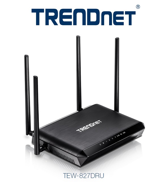 TRENDnet TEW-827DRU – nowy router AC2600 z technologiami StreamBoost i MU-MIMO.