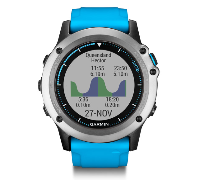 Multisportowy smartwatch GPS Garmin quatix 3  – woda to jego żywioł