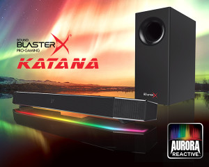 Sound BlasterX Katana – soundbar wyższej klasy do słuchania gier i filmów na komputerze