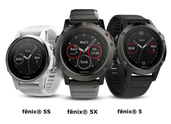 Garmin® fēnix® 5 – multisportowe zegarki GPS  dla sportowców i poszukiwaczy przygód