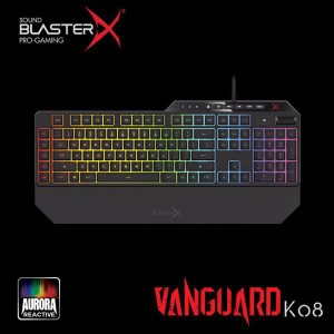 Creative wprowadza na rynek nowy sprzęt dla graczy: precyzyjną mysz Sound BlasterX Siege M04 oraz klawiaturę mechaniczną Vanguard K08 RGB