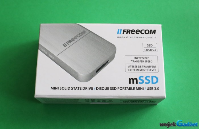Test dysku przenośnego Freecom mSSD 128 GB USB 3.0