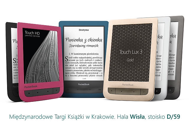 Krakowskie Targi Książki w kolorach PocketBook