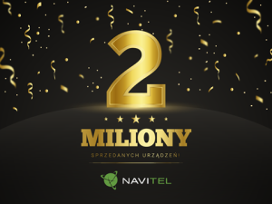 2 miliony sprzedanych urządzeń NAVITEL®