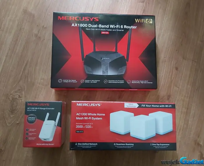 MERCUSYS: Router MR70X, Range extender ME30, Mesh Halo S12