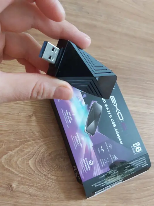 Test AX1800 Wi-Fi 6 DWA-X1850 USB Adapter od D-Link