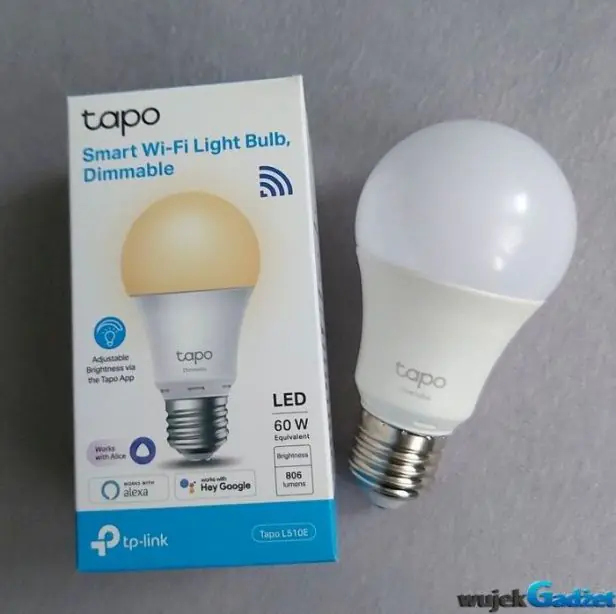 Test żarówki Tapo Smart Wi-Fi Light Bulb, Dimmable