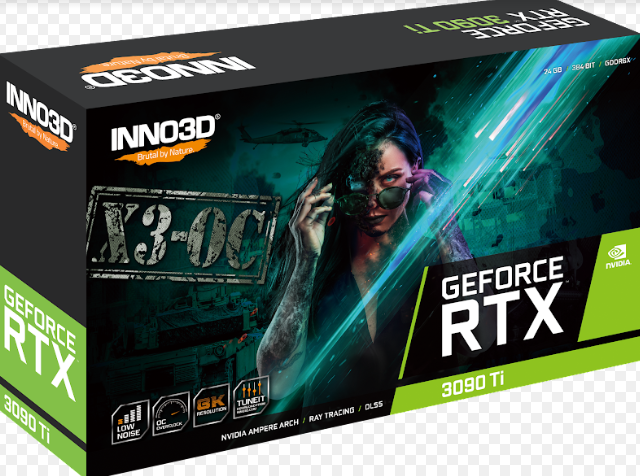 INNO3D GeForce RTX 3090 Ti 24 GB X3 OC – firmowo podkręcona karta graficzna dla najbardziej wymagających