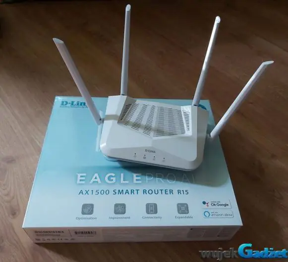 Test routera EAGLE PRO AI AX 1500 R15 od D-Link