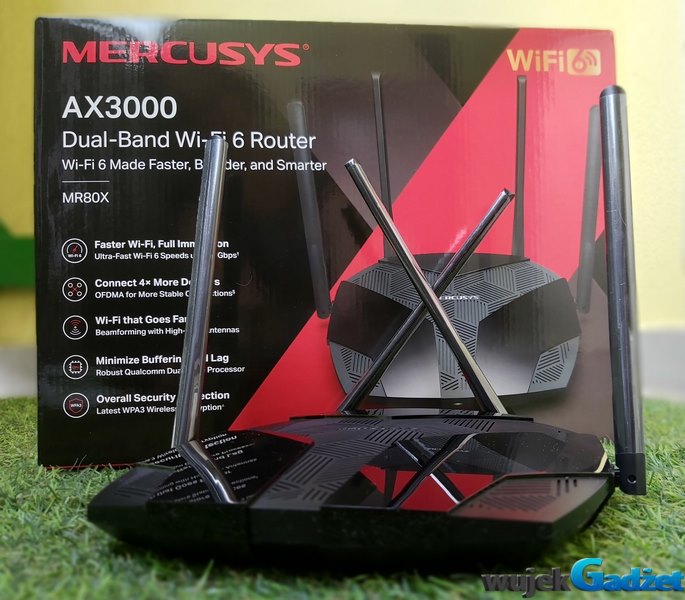 Test MR80X AX 3000 Wi-Fi 6 Router od MERCUSYS