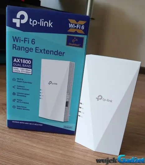 Test wzmacniacza sygnału RE600X Tp-Link Wi-Fi 6