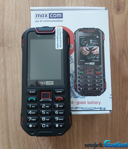 Test mocnego, wodoodpornego telefonu Maxcom MM917