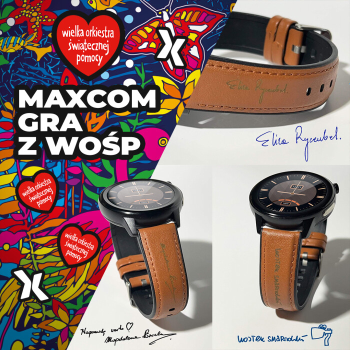 Smartwatch Maxcom na aukcji WOŚP