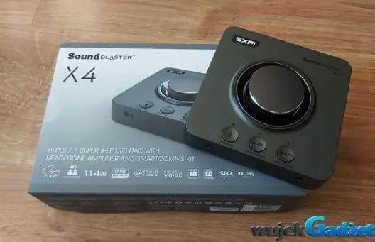 Karta dźwiękowa Sound Blaster X4