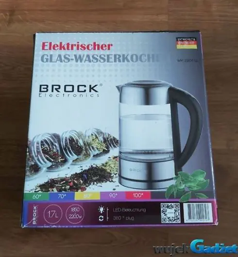 Test czajnika elektrycznego WK 2201 LL BROCK
