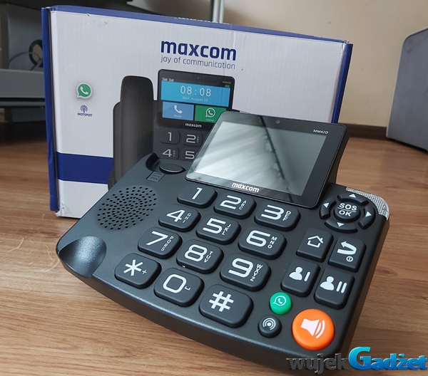 Test telefonu biurkowego MM42D MAXCOM