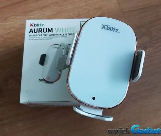 Test uchwytu samochodowego AURUM WHITE Xblitz