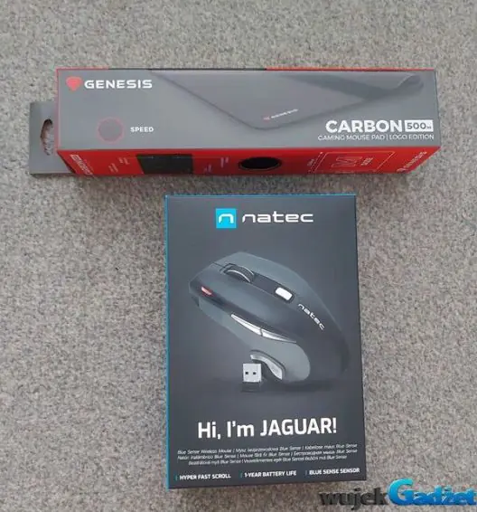 Test myszy JAGUAR Natec a także podładki pod mysz – GENESIS Carbon 500M