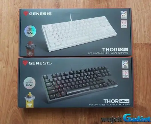 Test klawiatur GENESIS THOR 404 TKL GATERON, KAILH
