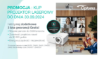 Dodatkowe 3 lata gwarancji na projektory laserowe Optoma