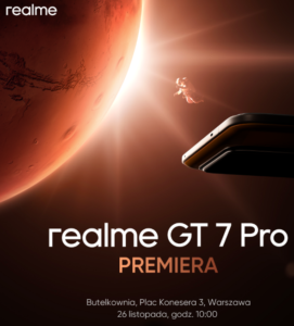 Polska premiera realme GT 7 Pro już 26 listopada