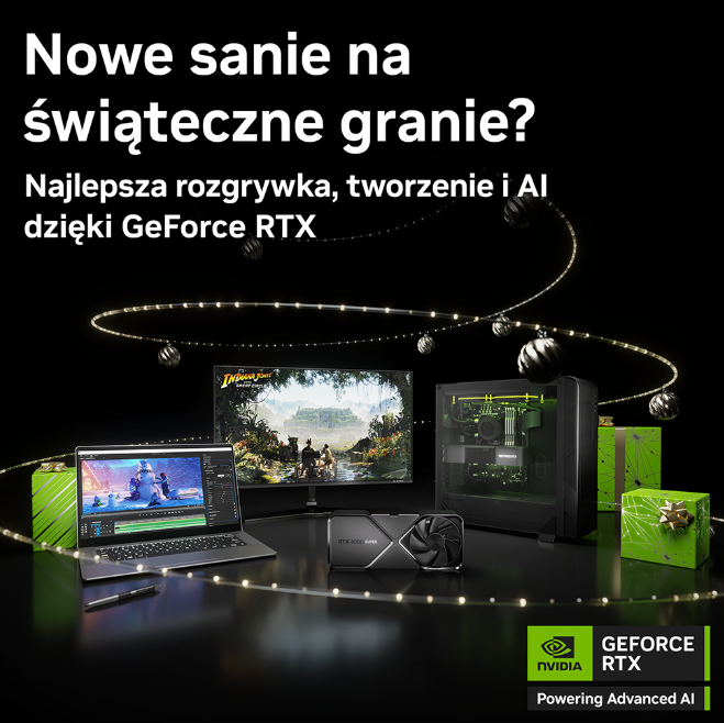 Void Crew ze wsparciem techniki DLSS. Przedświąteczne promocje na karty graficzne GeForce RTX i laptopy