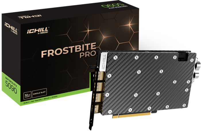 Premiera INNO3D GeForce RTX 5090 & RTX 5080 Frostbite Pro — 1-slotowe karty graficzne z najwyższej półki