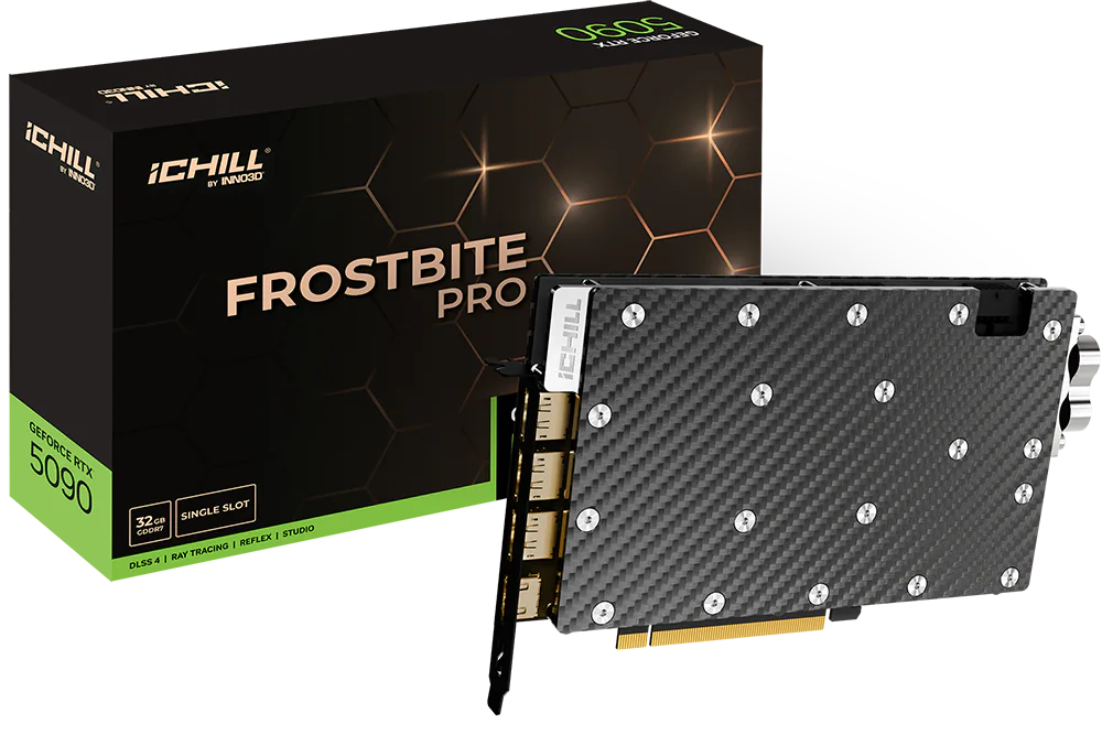 Premiera INNO3D GeForce RTX 5090 & RTX 5080 Frostbite Pro — 1-slotowe karty graficzne z najwyższej półki