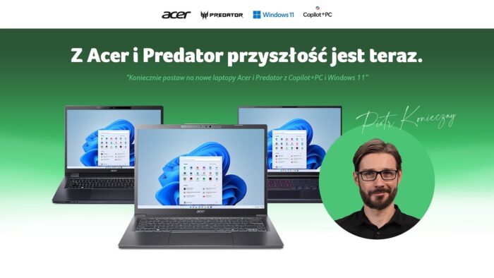 Koniec wsparcia dla Windows 10. Acer Polska wraz z Piotrem Koniecznym edukują, jak przygotować się na zmianę