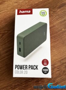 Recenzja Power Pack 20000 HAMA – zielony mistrz energii