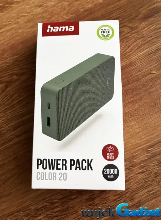 Recenzja Power Pack 20000 HAMA – zielony mistrz energii