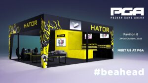 HATOR wraca na Poznań Game Arena z premierą klawiatur Skyfall i odświeżoną linią foteli
