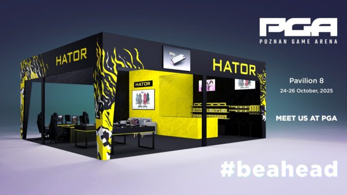 HATOR wraca na Poznań Game Arena z premierą klawiatur Skyfall i odświeżoną linią foteli