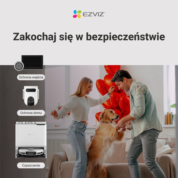 Zakochaj się w bezpieczeństwie. Walentynkowa promocja EZVIZ na inteligentne urządzenia do domu