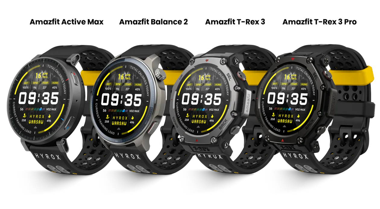 Amazfit ogłasza specjalną promocję dla zawodników startujących w HYROX Warszawa