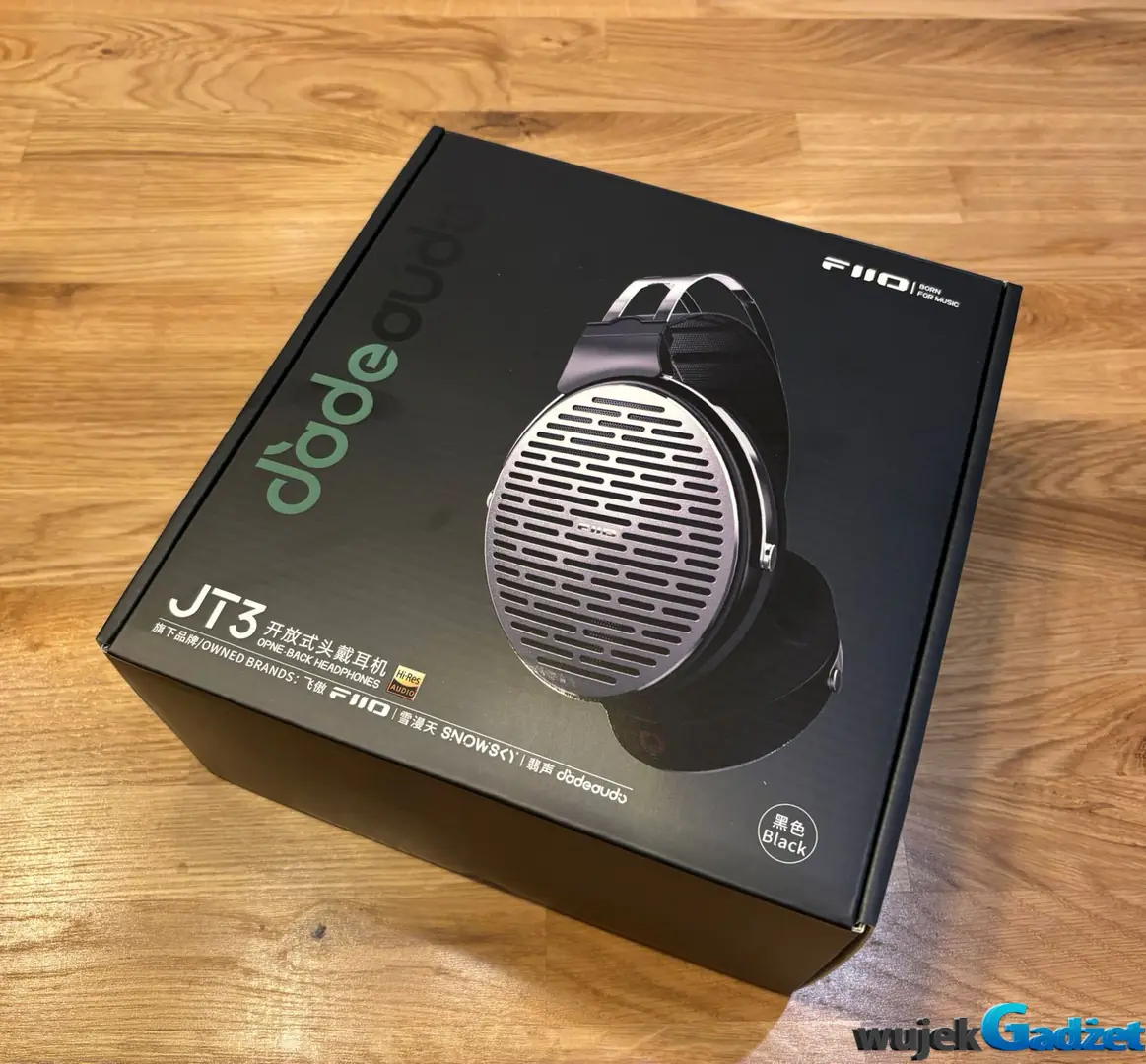 FiiO x Jade Audio JT3 recenzja otwartych słuchawek dynamicznych
