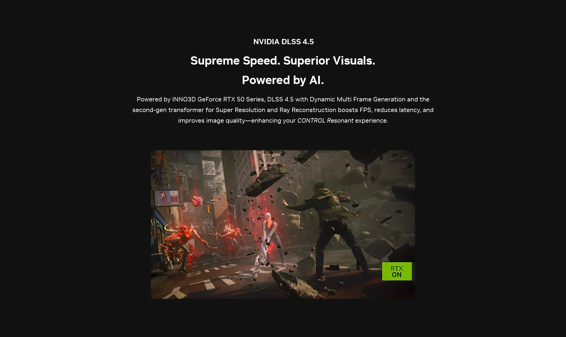 Kup GeForce RTX 50 od INNO3D i odbierz Control Resonant