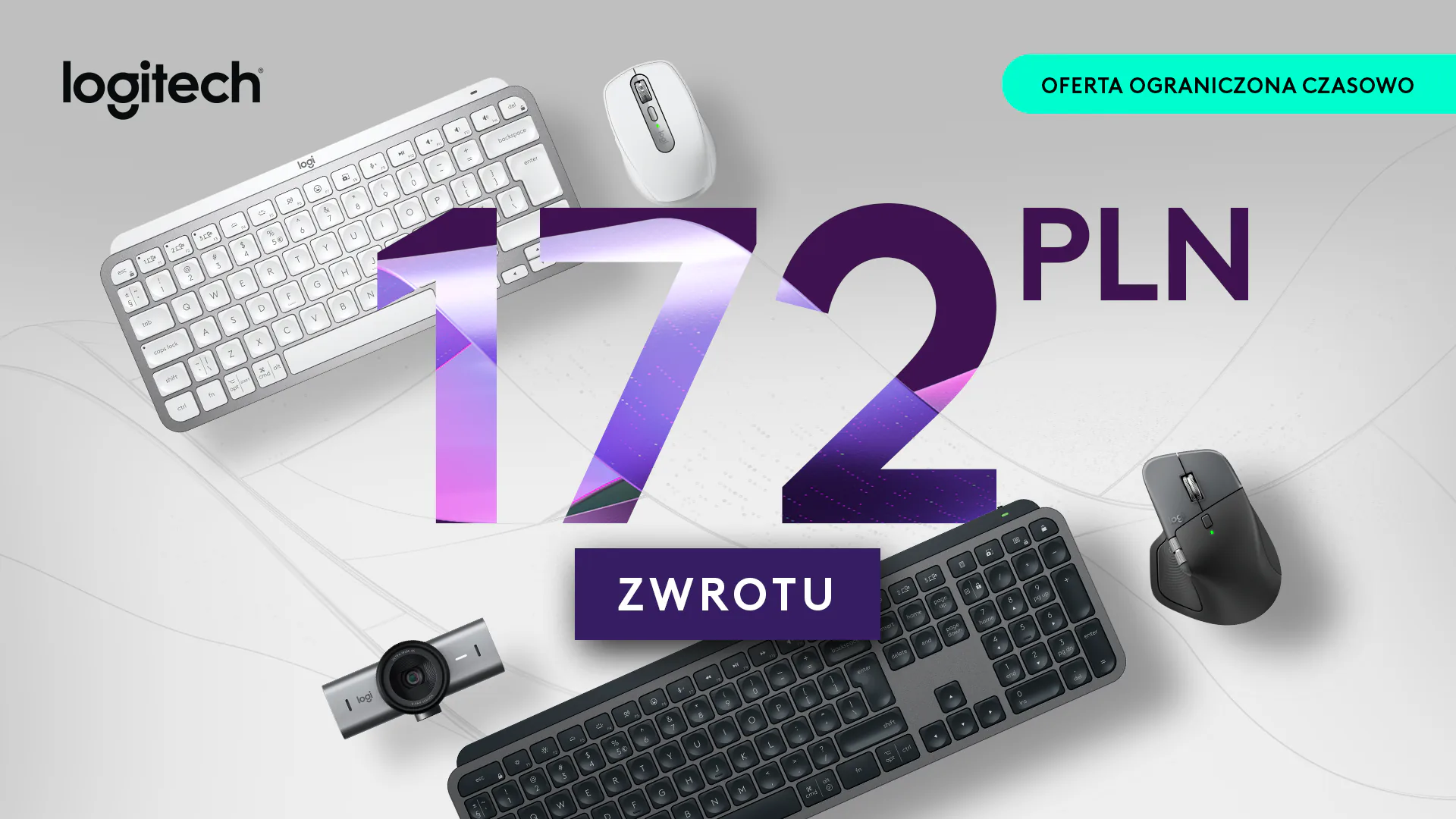 Powrót akcji MX Cashback: Do 172 zł zwrotu przy zakupie sprzętu Logitech