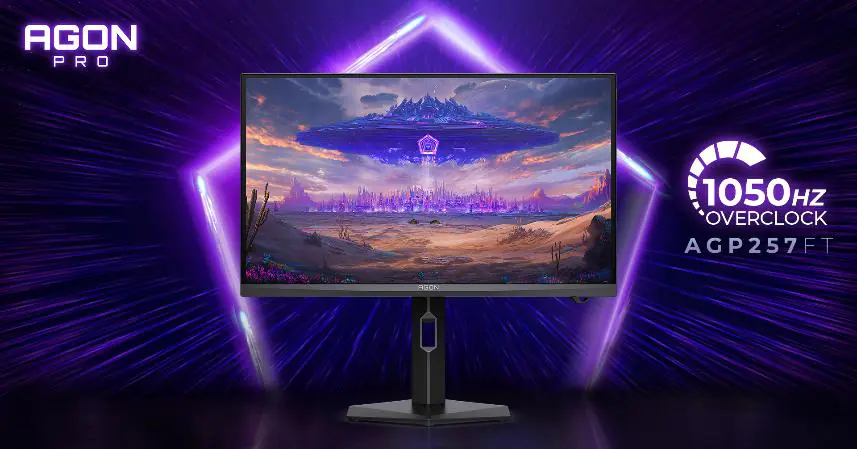 1050 Hz odświeżania i tranzystory IGZO w e-sportowym monitorze AGON PRO AGP257FT