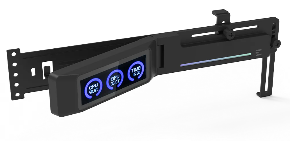 Zalman ZM-VS3 DS — efektowna podpórka pod kartę graficzną z wbudowanym ekranem