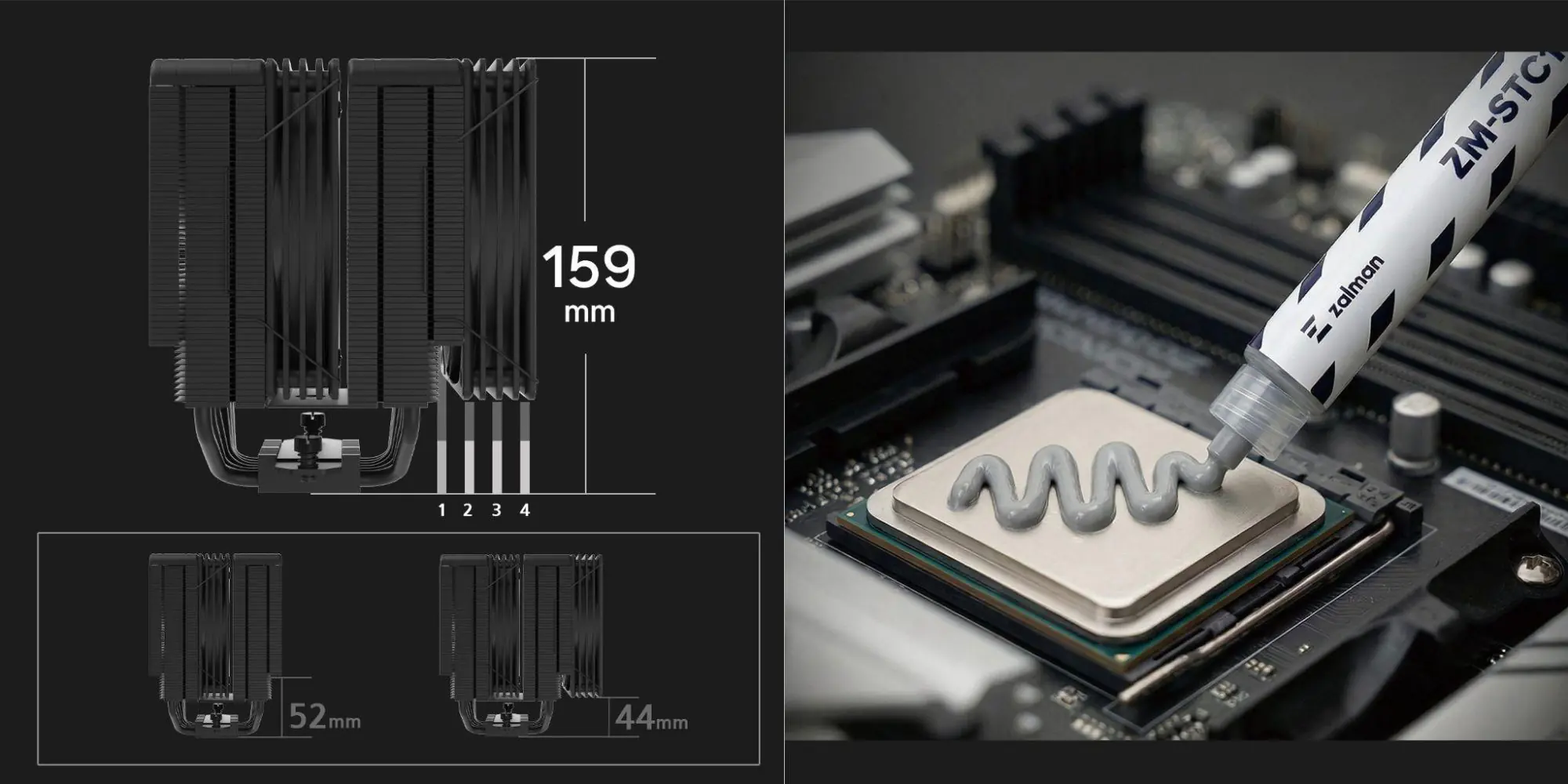 Zalman CNPS15X BP — dwuwieżowe chłodzenie dostępne w dwóch wersjach