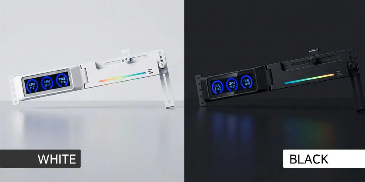 Zalman ZM-VS3 DS — efektowna podpórka pod kartę graficzną z wbudowanym ekranem